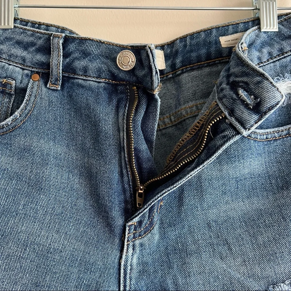 Pacsun denim mom shorts